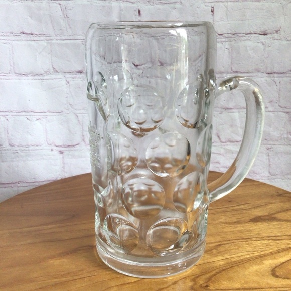 Vintage Other - Vintage Gesellschafts Brauerei Viechtach Dimpled Glass Stein - 1 Liter